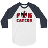 deadpool fuck cancer 3/4 Sleeve Shirt