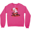 happy halloween clown Crewneck Sweatshirt