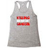 killing our own aint gangsta Racerback Tank
