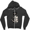 stereo head Zipper Hoodie