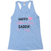 Happy Fathers Day Daddy! Baby Girl Any Name Customized Racerback Tank