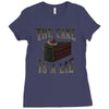 the cake is a lie Ladies Fitted T-Shirt