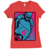 old rider Ladies Fitted T-Shirt