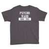 psycho ward  funny  fancy dress horror halloween mental health Youth Tee