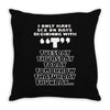 i only have sex, ideal gift, birthday present funny Throw Pillow
