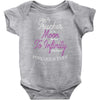 I Love My Trucker To The Moon And Back To Infinity And Beyond Forever Baby Bodysuit