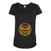 owl  (7) Maternity Scoop Neck T-shirt