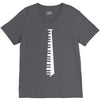 piano tie V-Neck Tee