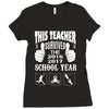This Teacher Survived The 2016 2017 School Year Ladies Fitted T-Shirt