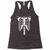 halloween skeleton Racerback Tank