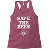 save the bees (2) Racerback Tank