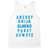 alphabet abc elemno Tank Top