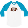 Mama love bear 3/4 Sleeve Shirt
