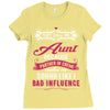 They Call Me Aunt Partner in Crime Ladies Fitted T-Shirt
