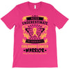 Never Underestimate the Strength of a Childhood Cancer Warrior T-Shirt