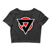 red black zero Crop Top
