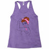 breast cancer girl power Racerback Tank