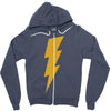 lightning bolt camera flash Zipper Hoodie