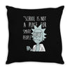 not for smart people Throw Pillow