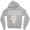 the future is female Zipper Hoodie