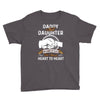 daddy and daughter  always heart to heart Youth Tee