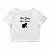 Daddy Bear - Baby Bear Custom Name Crop Top