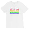 love is love, black lives matter, climate change is real, immigrants m V-Neck Tee