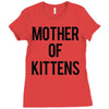 mother of kittens Ladies Fitted T-Shirt