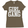 girl gang Ladies Fitted T-Shirt
