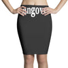 Hangover Pocket White Pencil Skirts