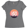 Lets Go Women's Triblend Scoop T-shirt