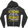 Ewing Sarcoma Awareness Zipper Hoodie