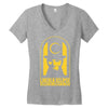 lincoln eclipse 2017 Women's V-Neck T-Shirt