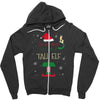 i'm not short i'm just a tall elf Zipper Hoodie