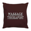 massage therapist Throw Pillow