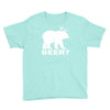 new bear deer beer funny Youth Tee