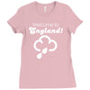 welcome to england! Ladies Fitted T-Shirt