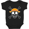 luffy pirate flag Baby Bodysuit
