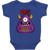happy birthday monster Baby Bodysuit
