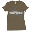 surf biker Ladies Fitted T-Shirt