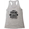 friend forever buddies Racerback Tank