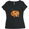 beagle bagel Women's Triblend Scoop T-shirt