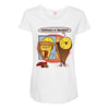 posh pizza (colab with rpadame) Maternity Scoop Neck T-shirt