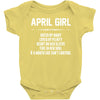 April Girl Hated By Many Baby Onesie