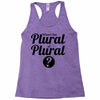 what's the plural of plural Racerback Tank