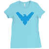 distressed nightwing Ladies Fitted T-Shirt