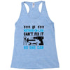 IF MOTHER IN LAW CAN'T FIX IT THAN NO ONE CAN FIX IT Racerback Tank