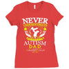 The Power Of An Autism Dad Ladies Fitted T-Shirt