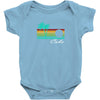 cabo san lucas distressed Baby Onesie
