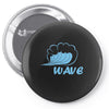 wave Pin-back button